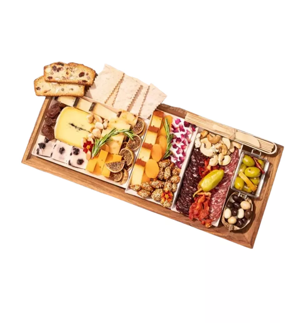 A Tapestry Of Charcuterie And Cheese