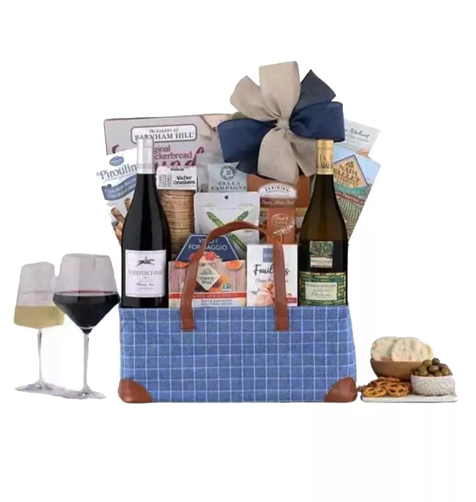 California Wine And Gourmet Delights Basket