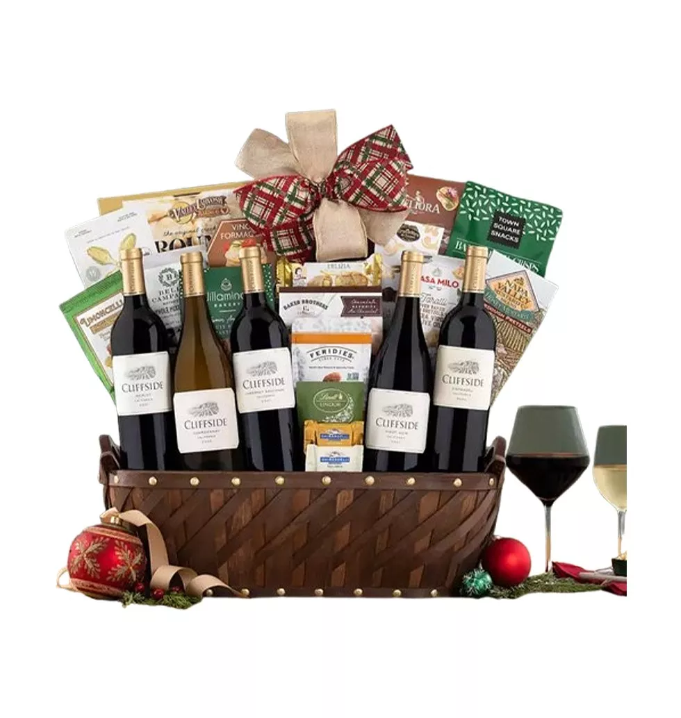 California Wine Delight Gift Basket