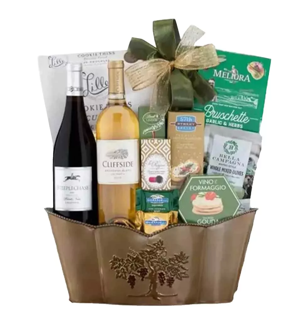 California Wine Delights Gift Basket
