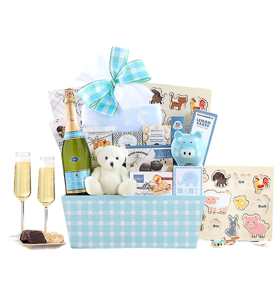Champagne & Baby Welcome Gift Set