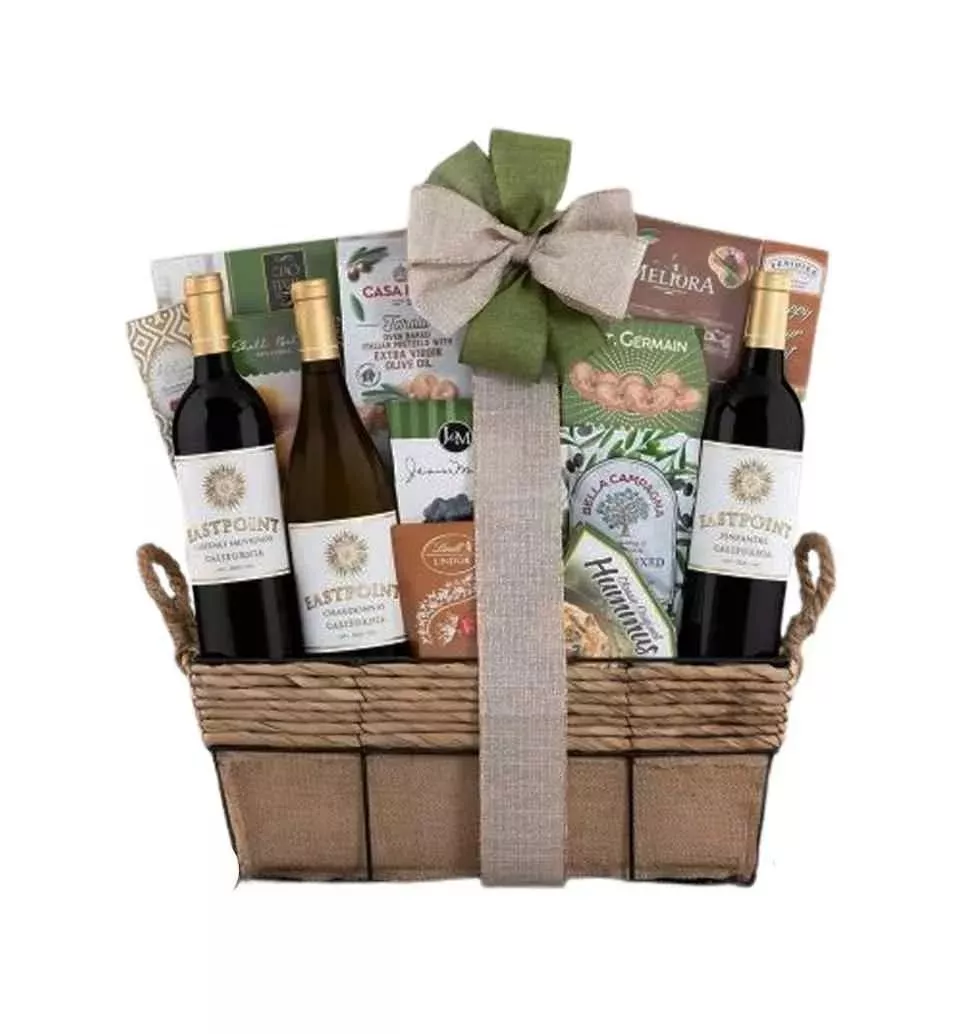 Eastpoint Cellars Wine and Gourmet Gift Basket
