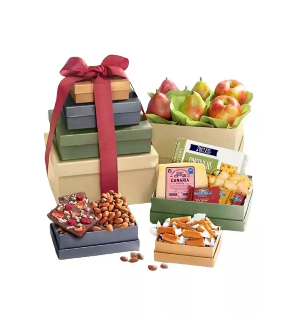 Fresh and Fruity Delight Gift Basket