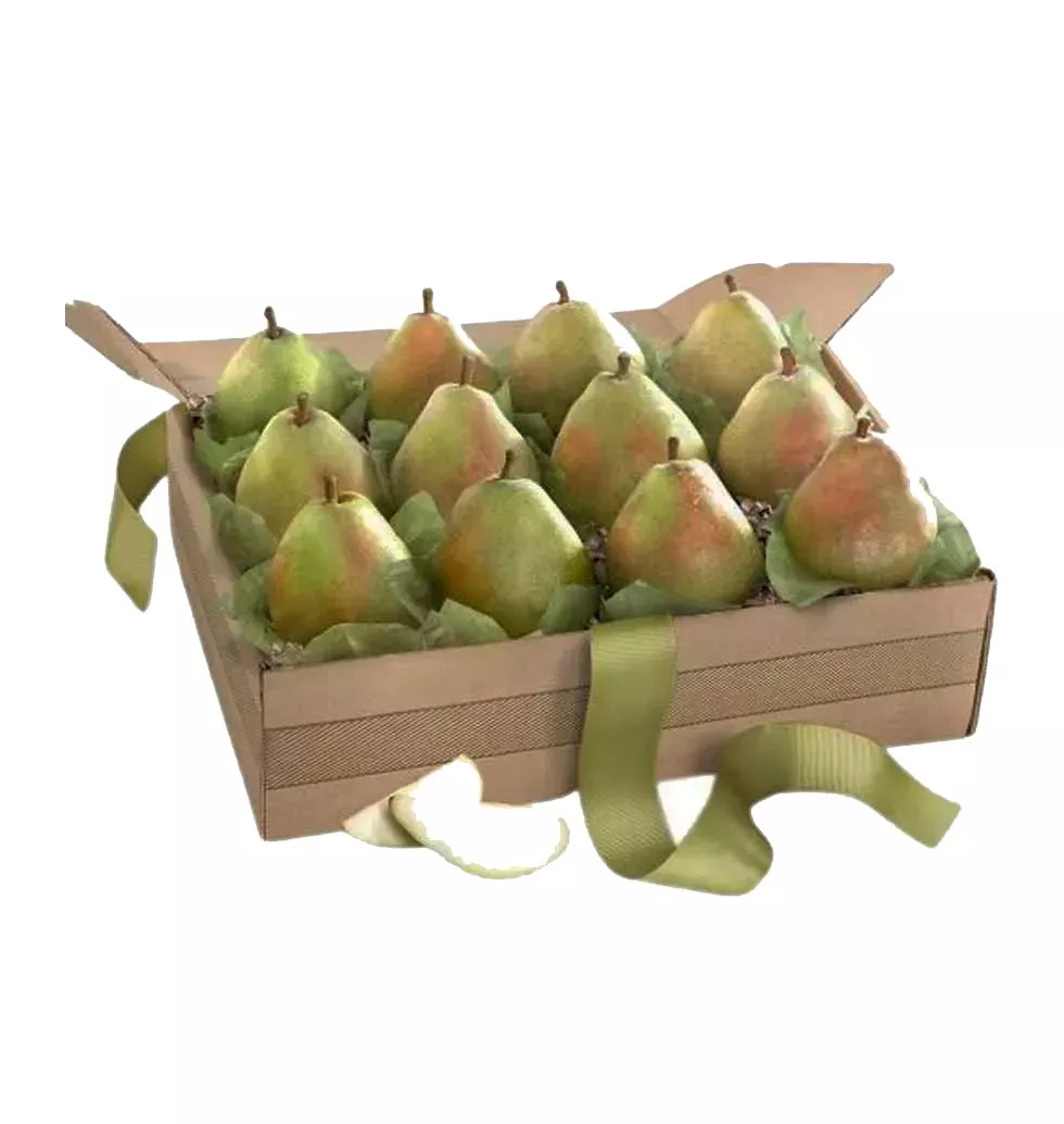 Fresh And Juicy Organic Barlette Pears Gift Box