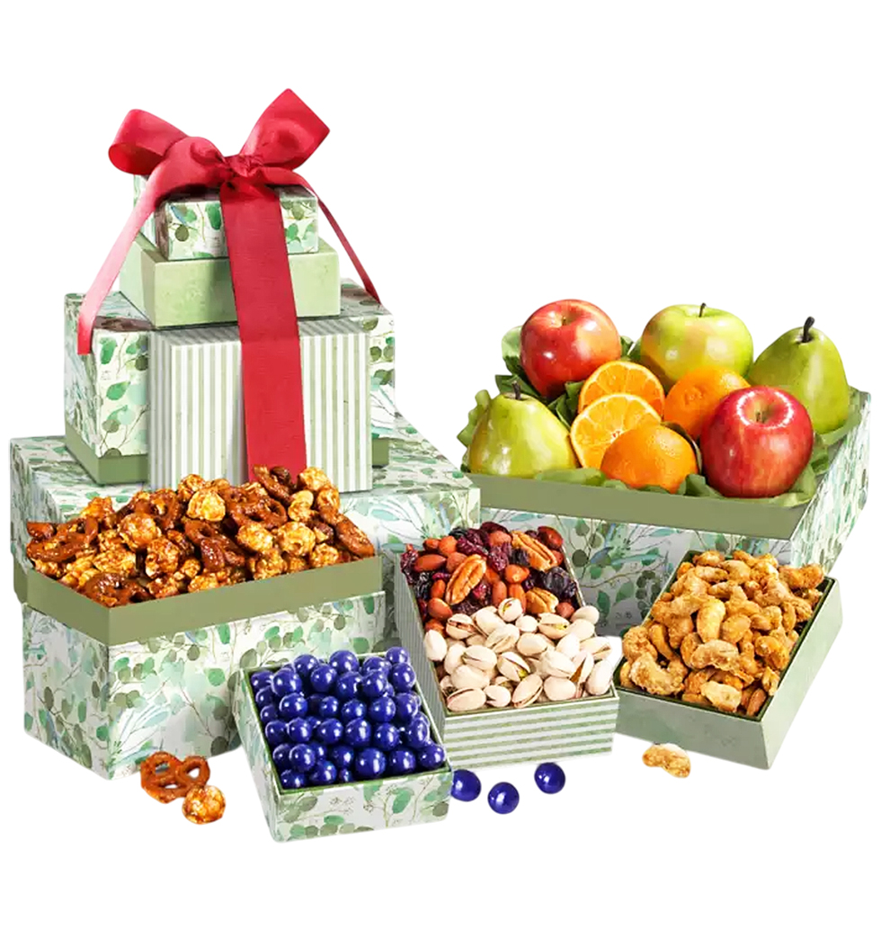 Elegant Gourmet Snack Tower