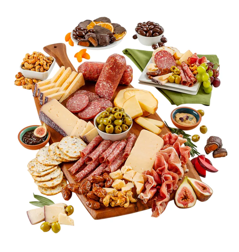 Gourmet Cheese & Meat Extravaganza