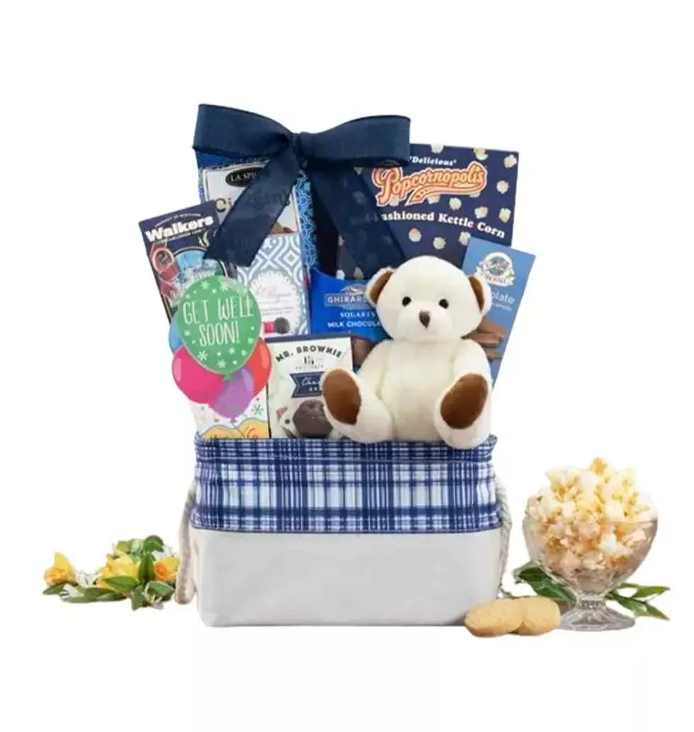 Healing Hugs Feel Better Gift Basket