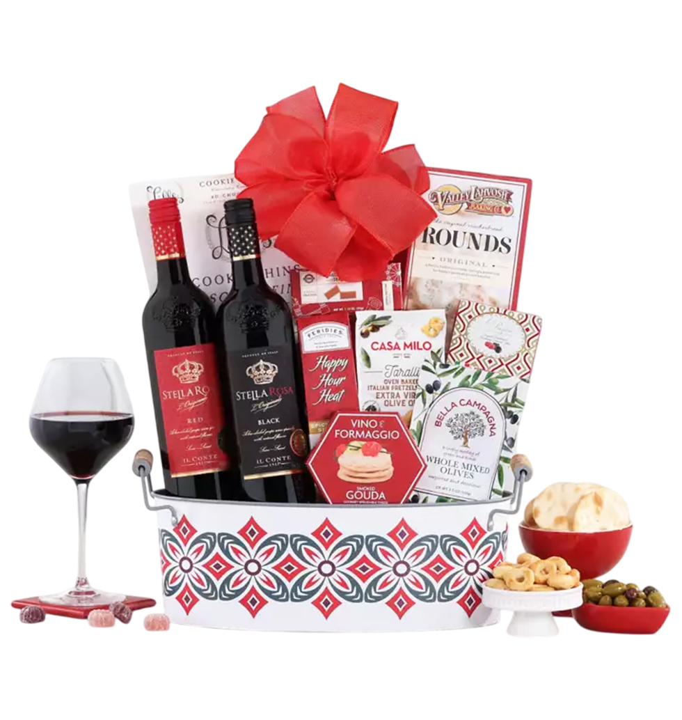 Sparkling Wine & Gourmet Treats
