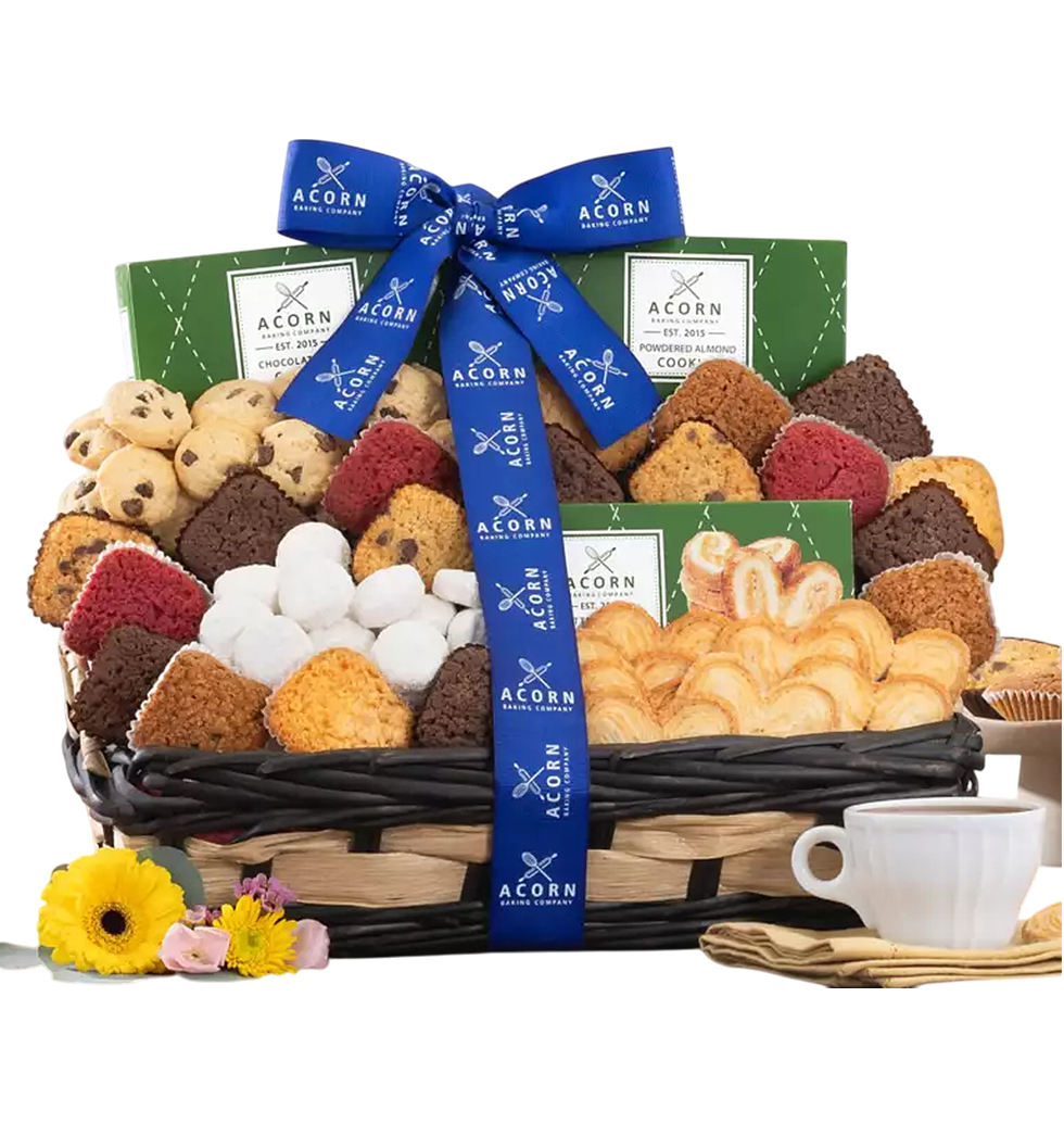 Decadent Brownie and Cake Basket