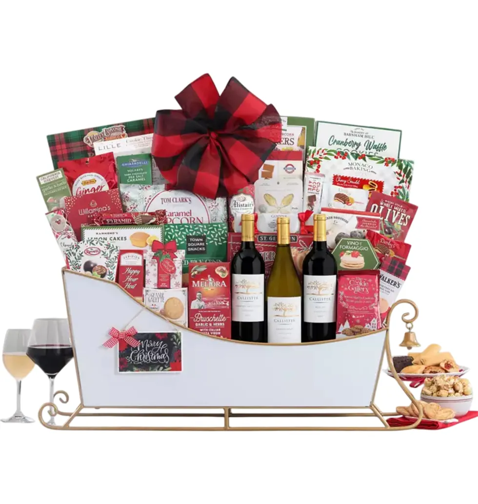 Holiday Sleigh of Wine & Treats