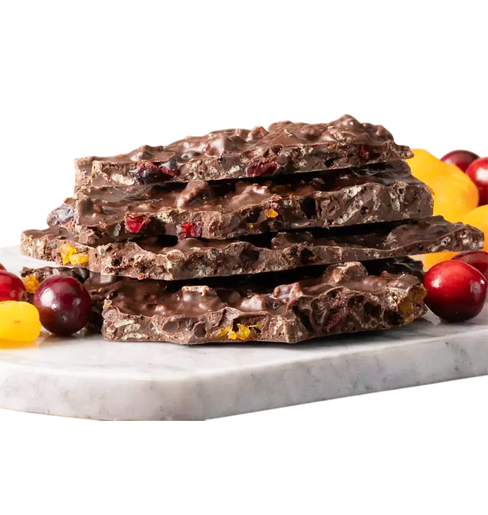 Rich Crunchy Dark Chocolate Bark