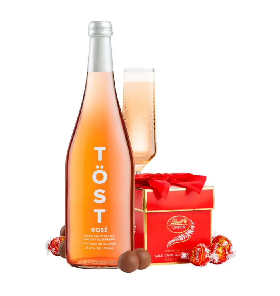 Radiant Rosé & Chocolate Bliss