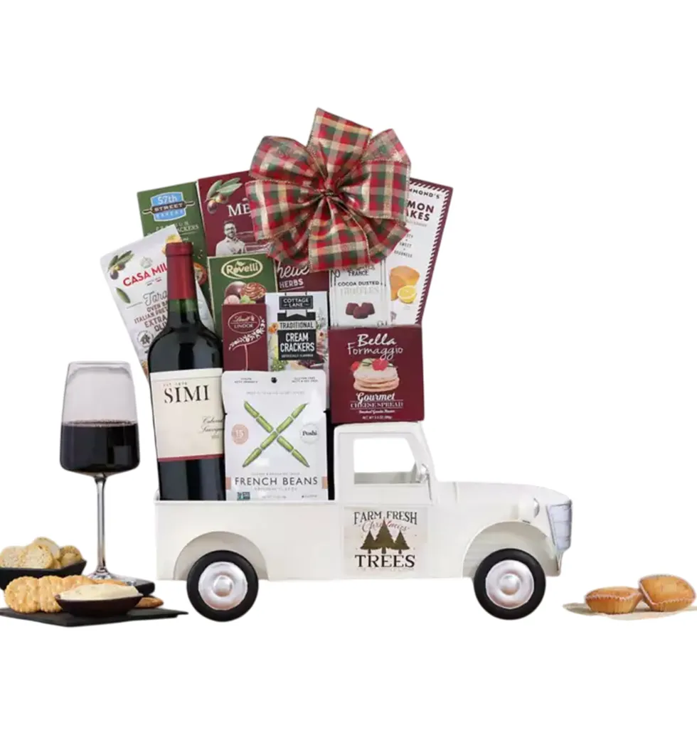 Merry Wine & Gourmet Gift Truck