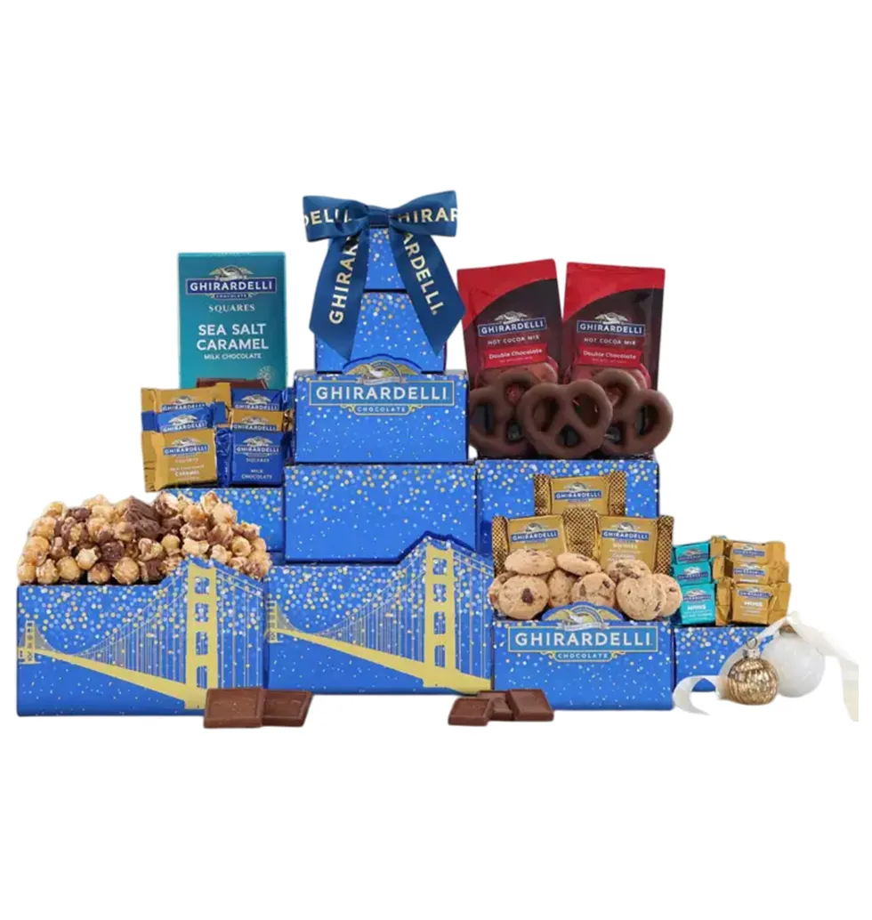 Elegant Christmas Chocolate Caramel Feast