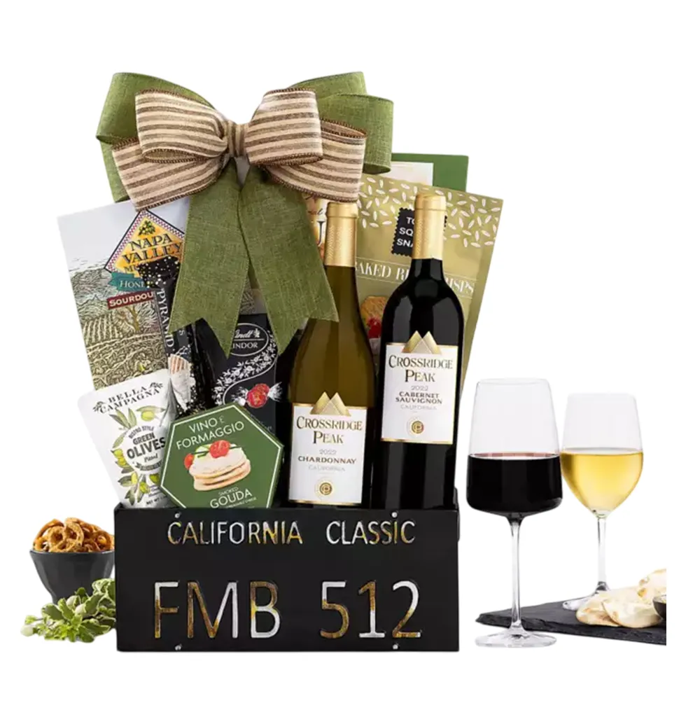 Fine Wine & Gourmet Treats Combo