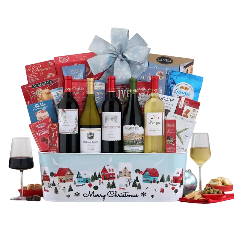 Gourmet Wine & Snack Collection Pack