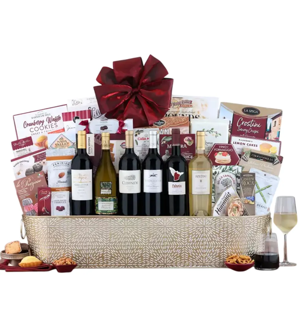Wine Lover’s Deluxe Treats Hamper