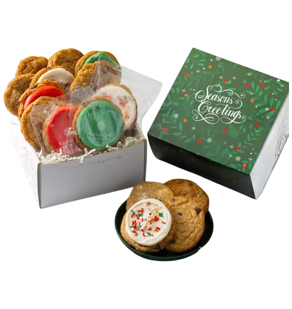 Assorted Festive Cookies Gift Hamper