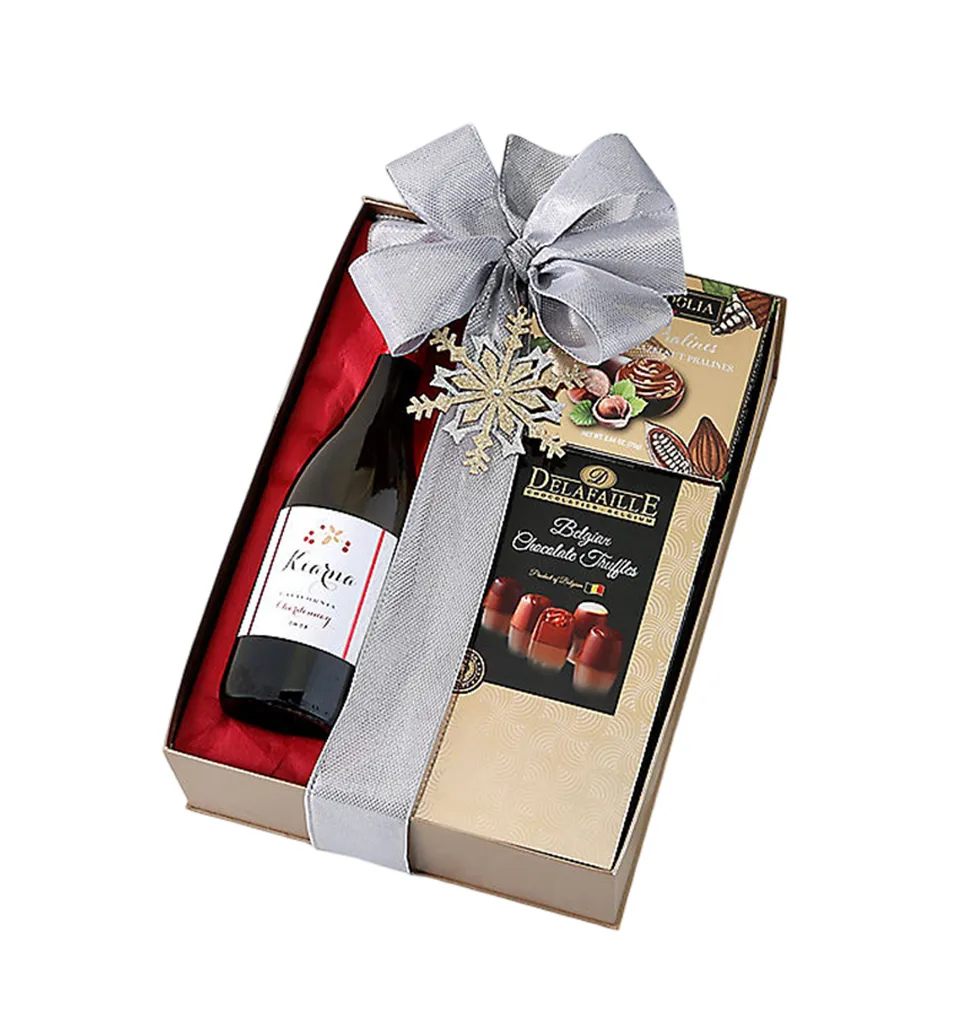 Chardonnay and Chocolate Luxe Gift Set