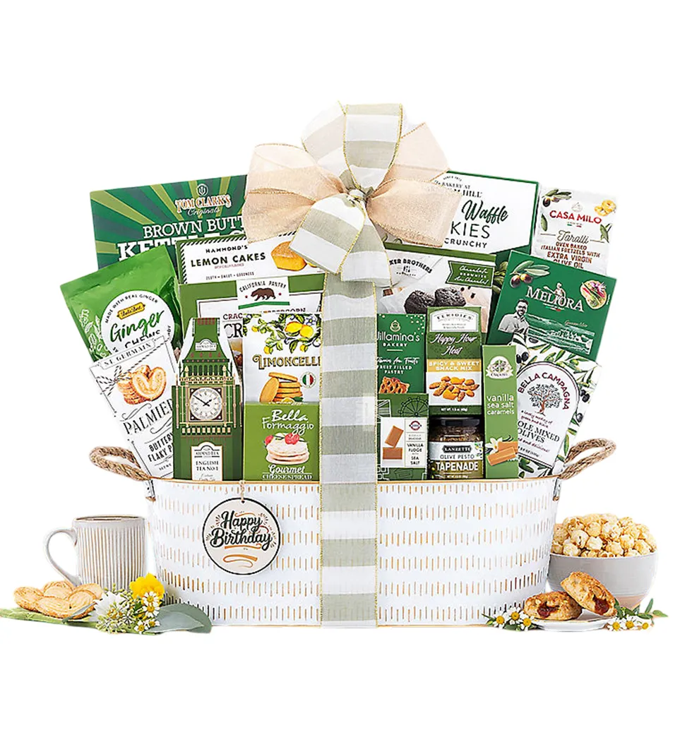 Festive Birthday Snack Basket