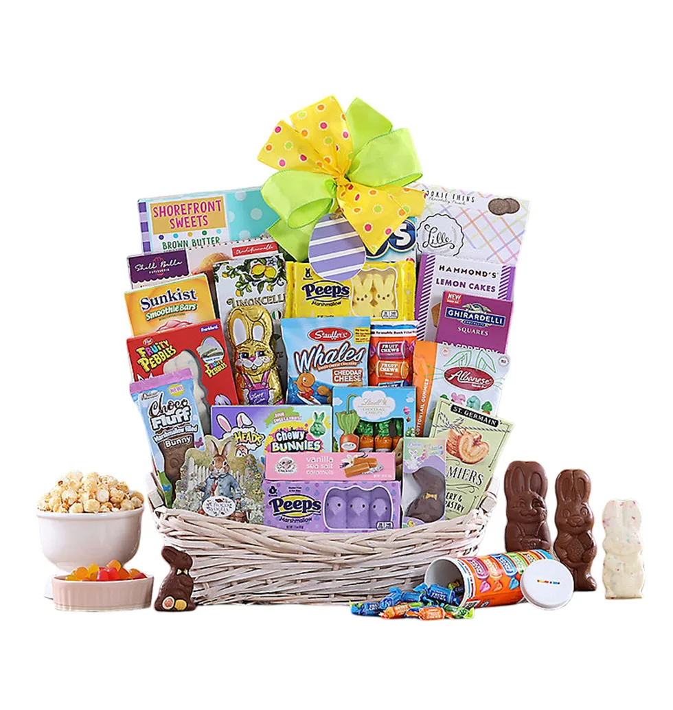 Easter Delight Gourmet Candy Basket