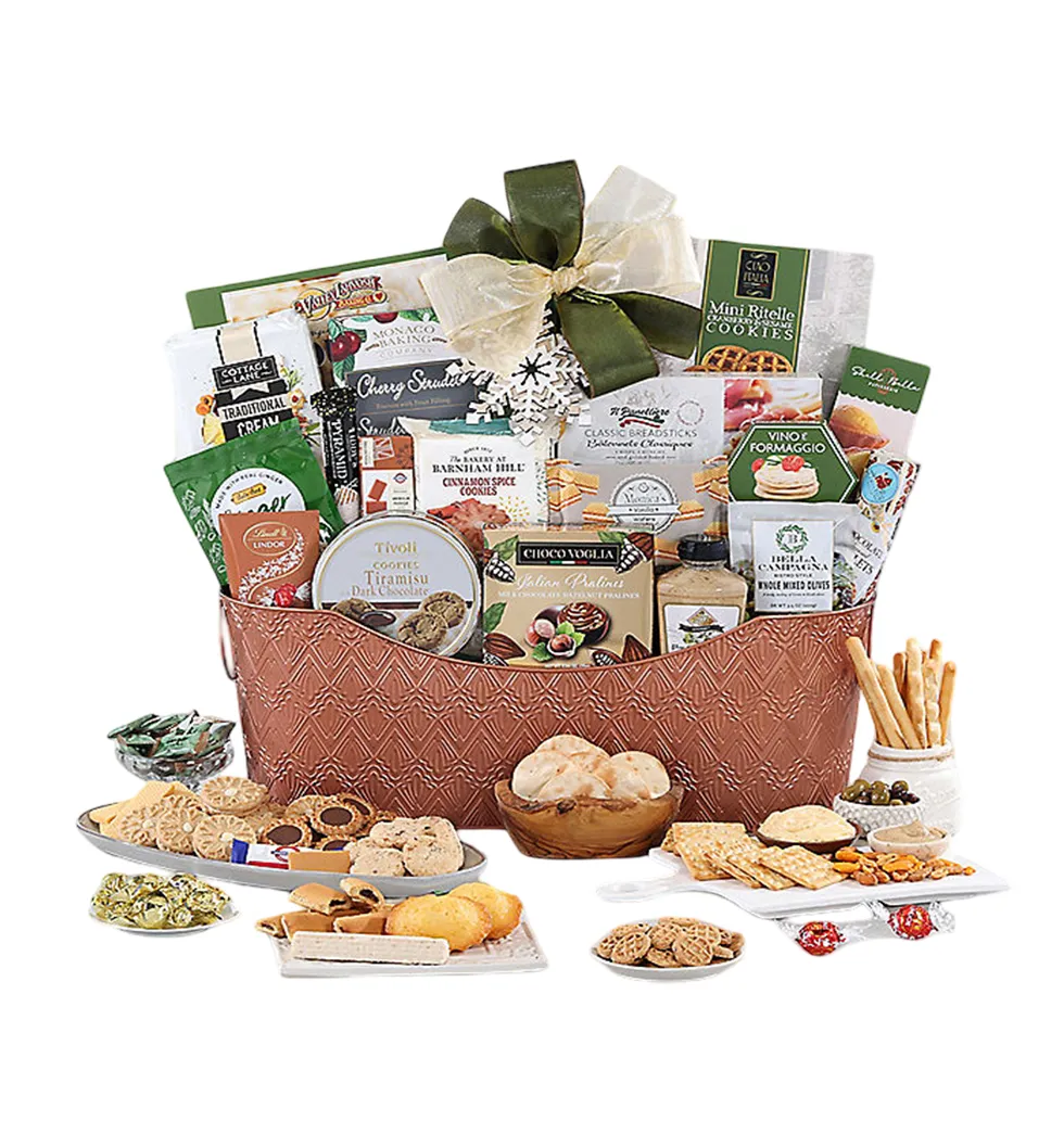 Festive Flavors Gift Basket